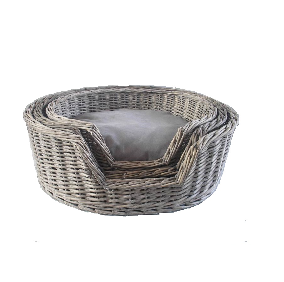 Antique Grey Willow Dog Bed